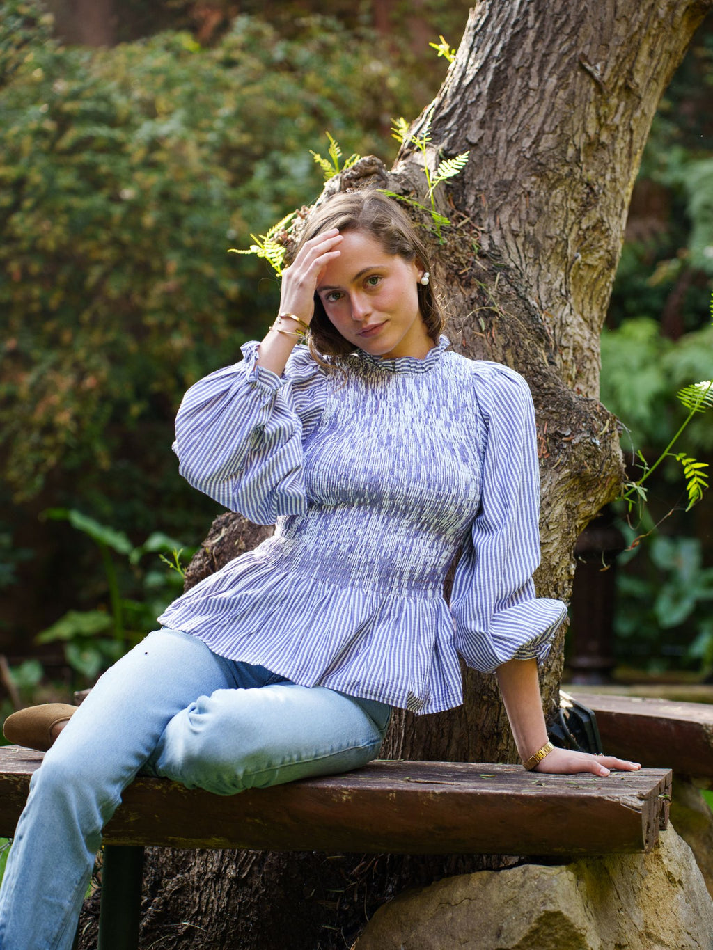 Blusa Provence Rayas