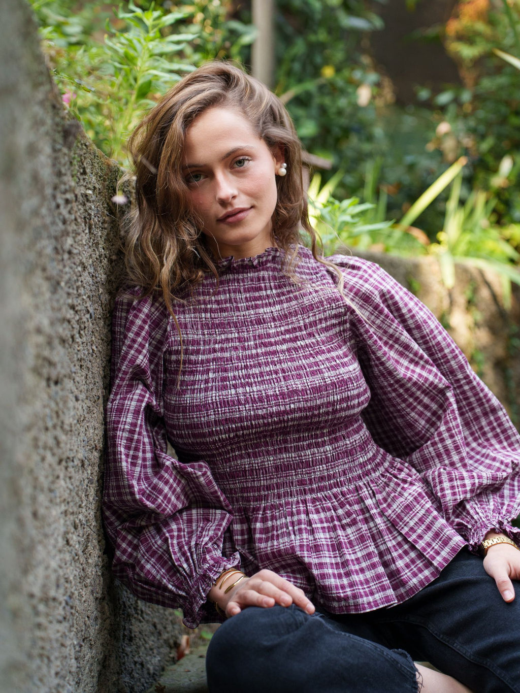 Blusa Provence Cuadros