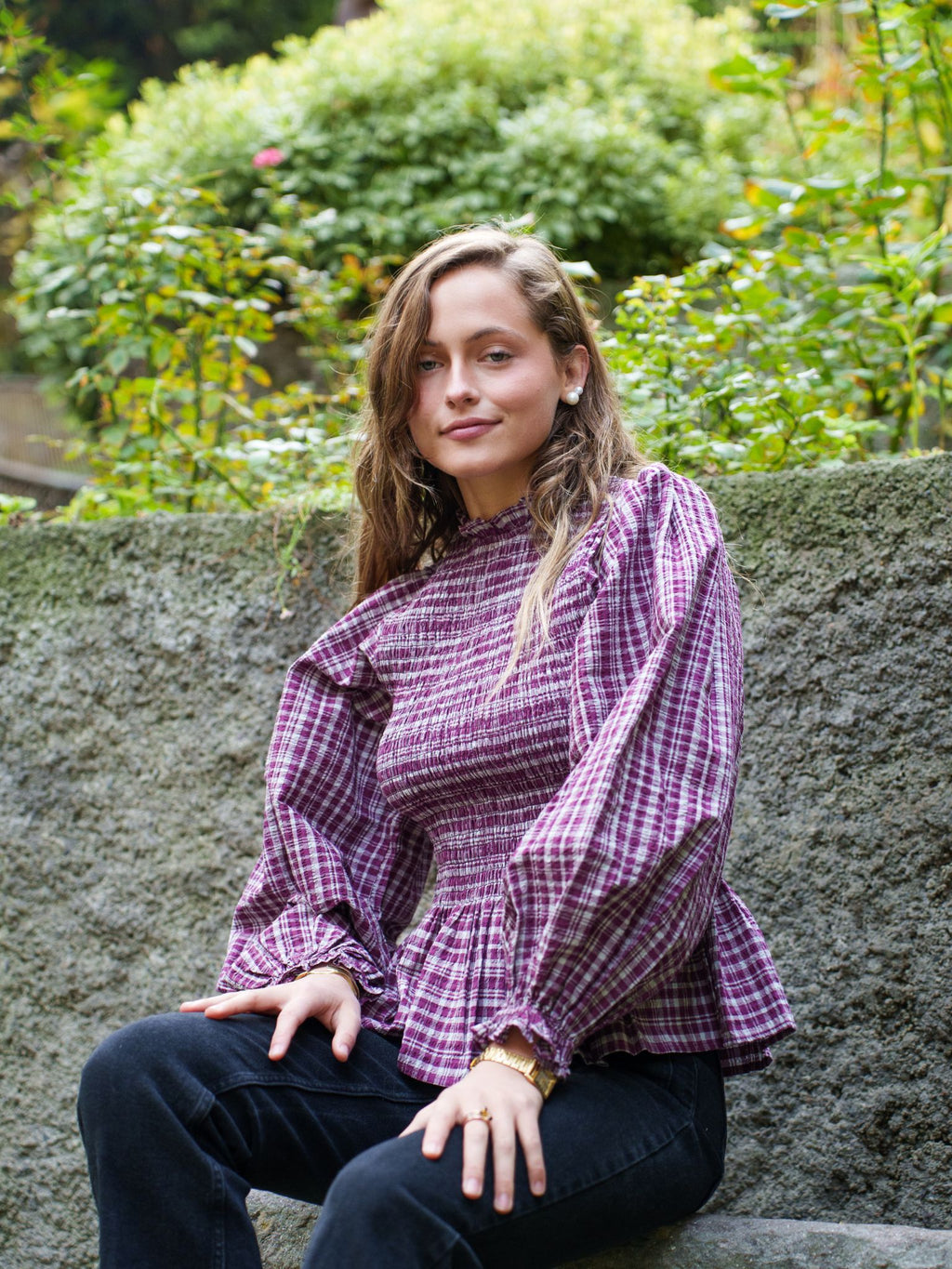 Blusa Provence Cuadros
