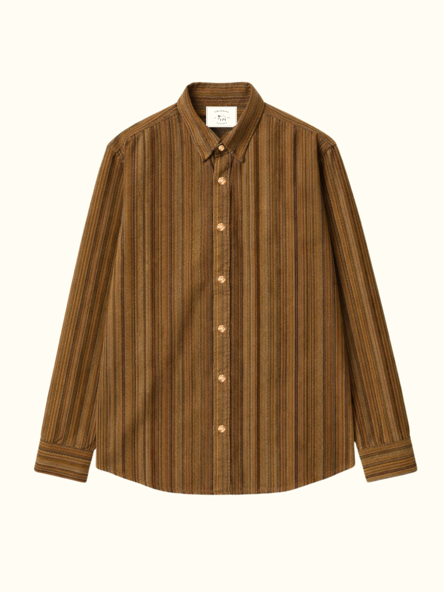 Sobrecamisa Reims Mostaza Cotelé