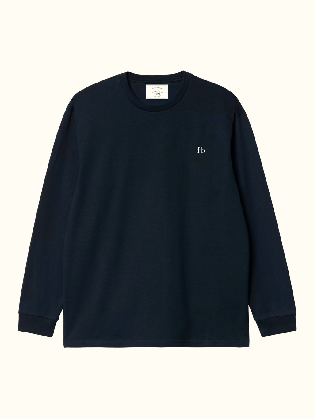 Polera Lyon Azul Petróleo Heavy Cotton
