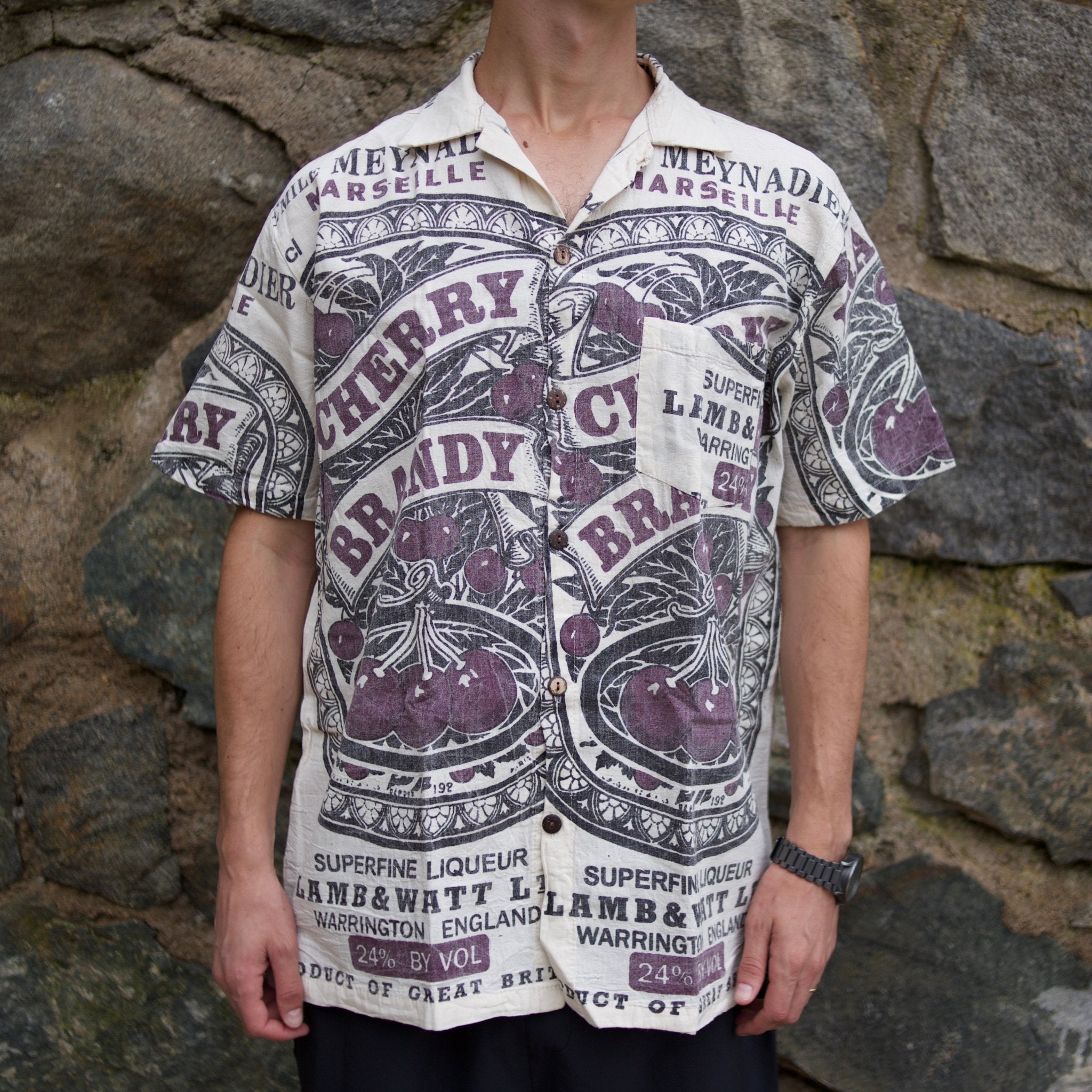 Camisa Cherry Brandy - fibrabuena